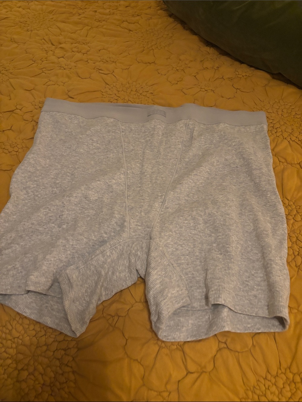 SKIMS Cotton Rib Boxer Gray 3X